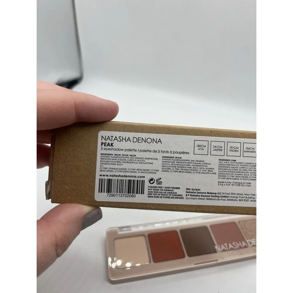 Natasha Denona Makeup Eye Shadow Peak Palette NEW Brown Rust Red Gold Orange - Picture 8 of 10